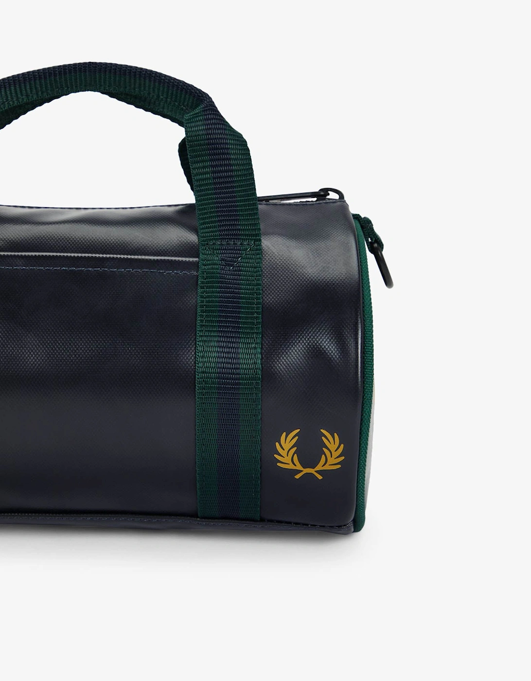 Fred Perry Classic Mini Barrel Bag - Navy/Grassroots 83A