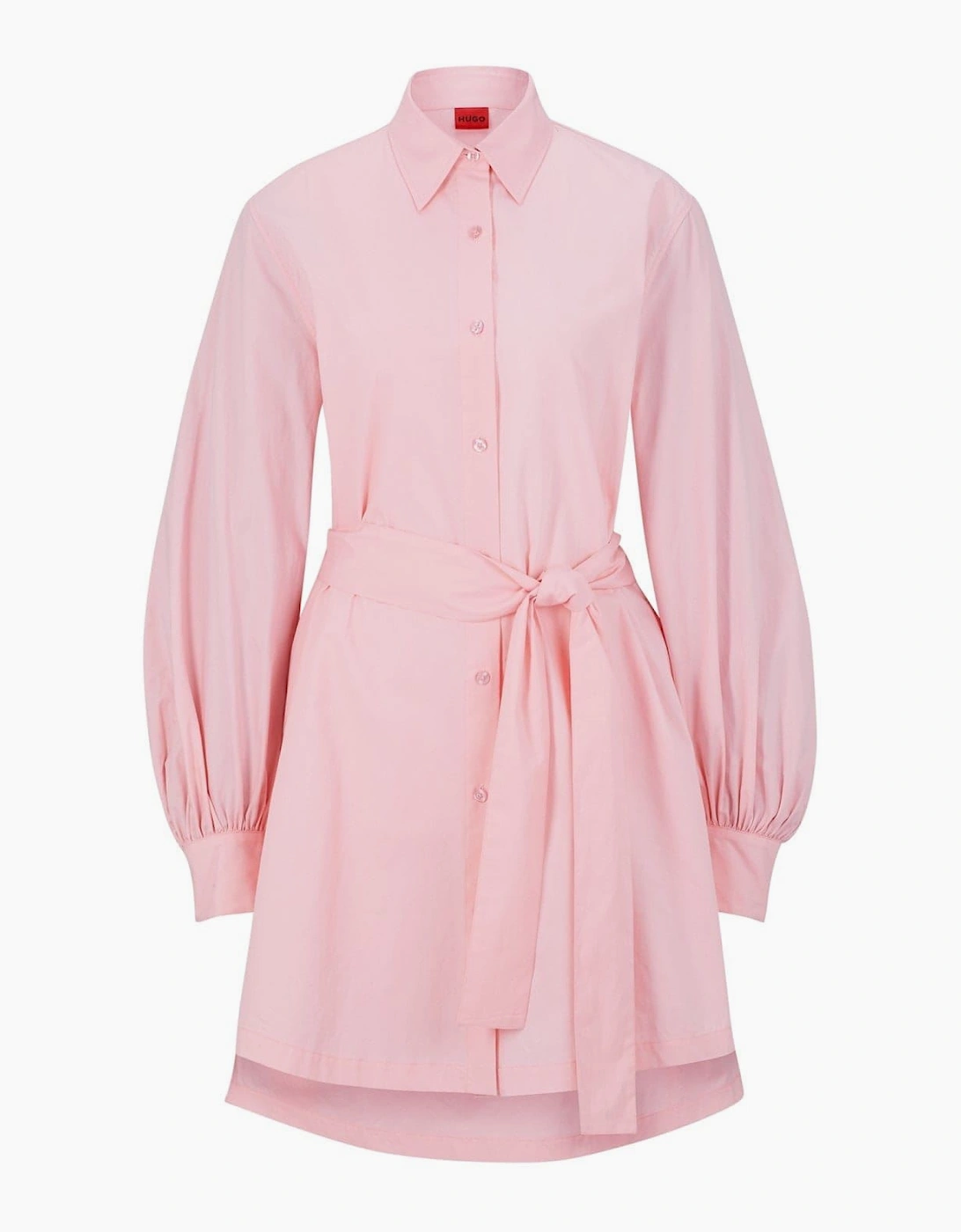 Kaisanna Collared Neck Long Sleeve Mini Dress