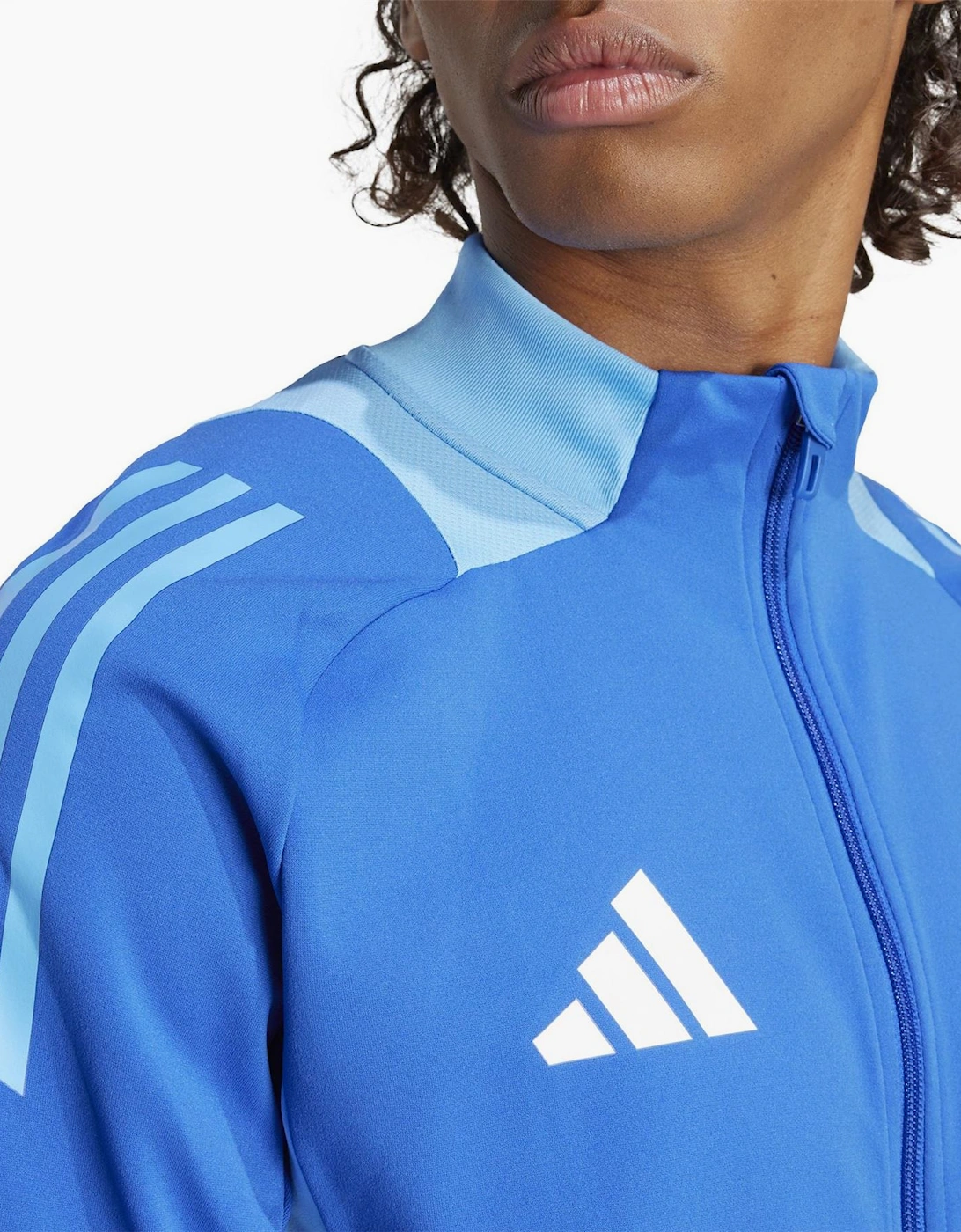 Mock Neck High Collar Raglan Sleeve Jersey Top