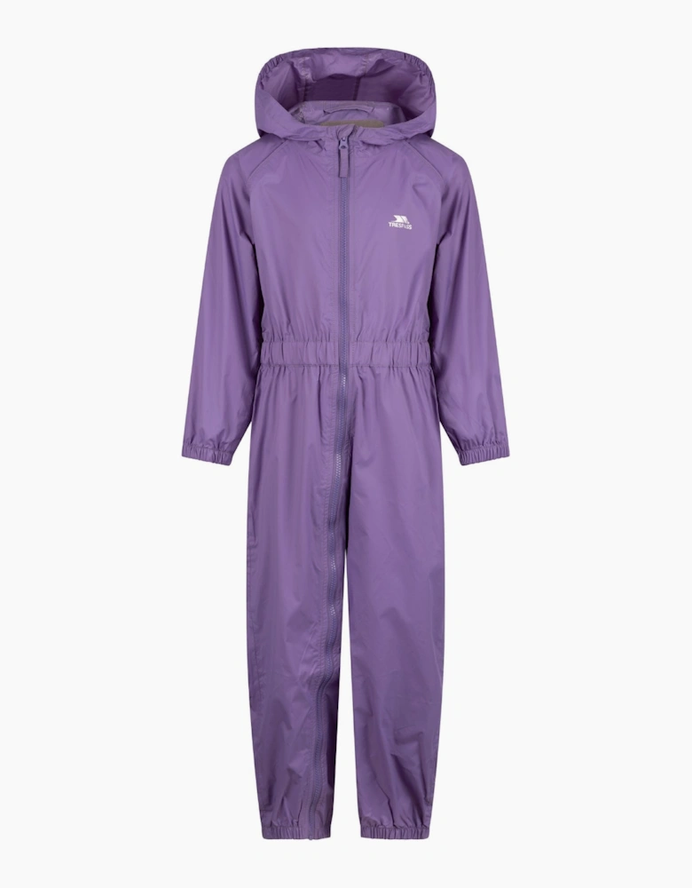 Trespass Kids Button Waterproof Rain Suit