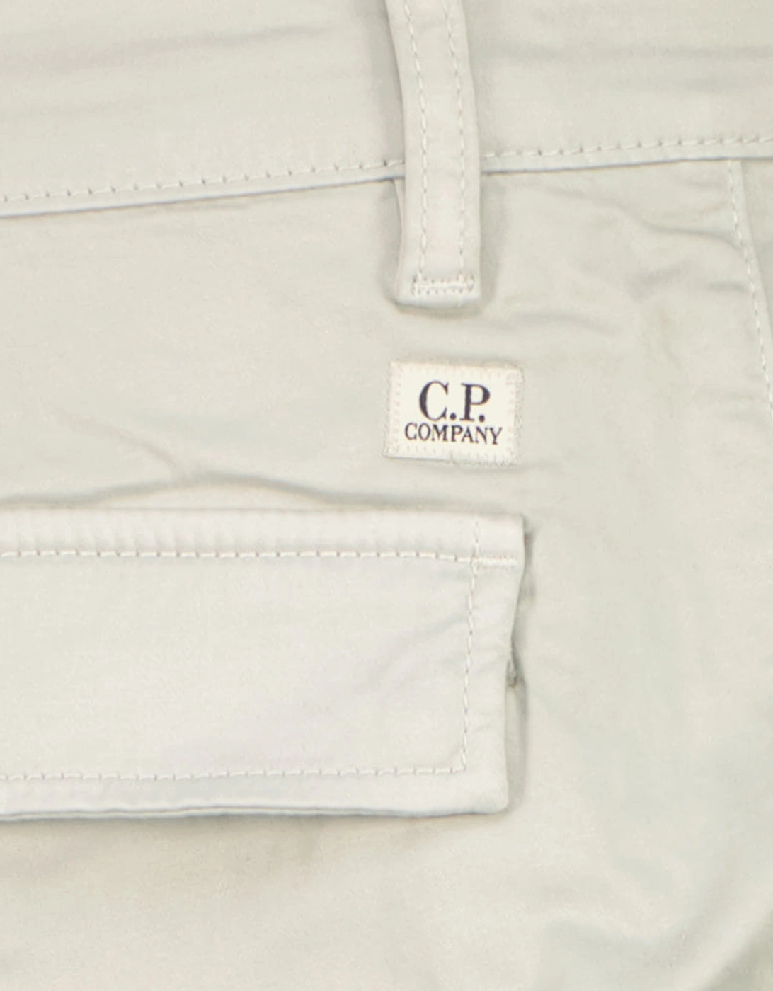 Satin Stretch Lens Cargo Pants