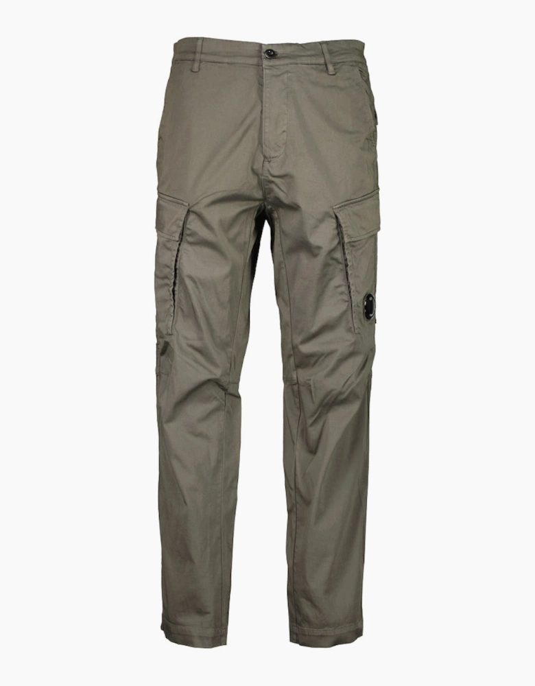 Satin Stretch Lens Cargo Pants