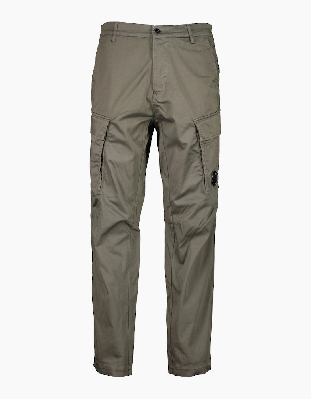 Satin Stretch Lens Cargo Pants