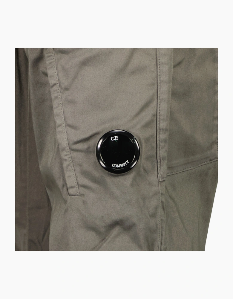 Satin Stretch Lens Cargo Pants