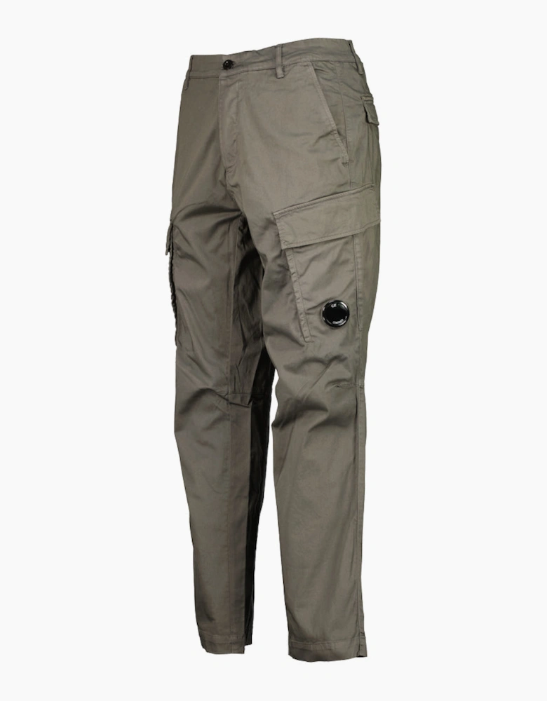 Satin Stretch Lens Cargo Pants