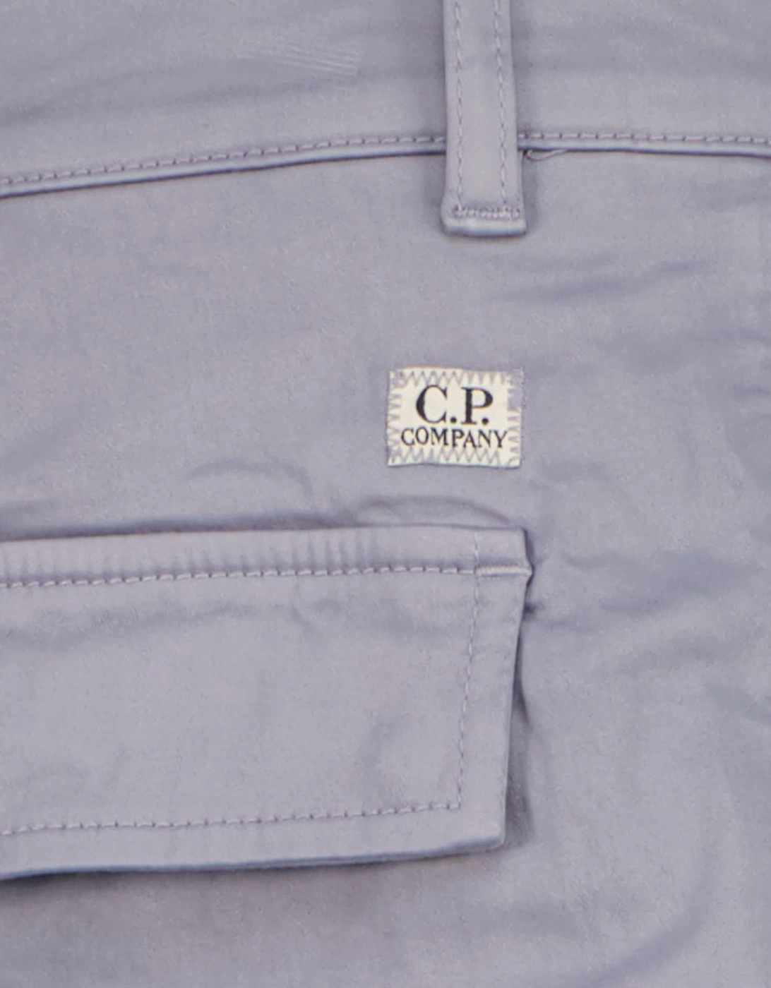 Satin Stretch Lens Cargo Pants
