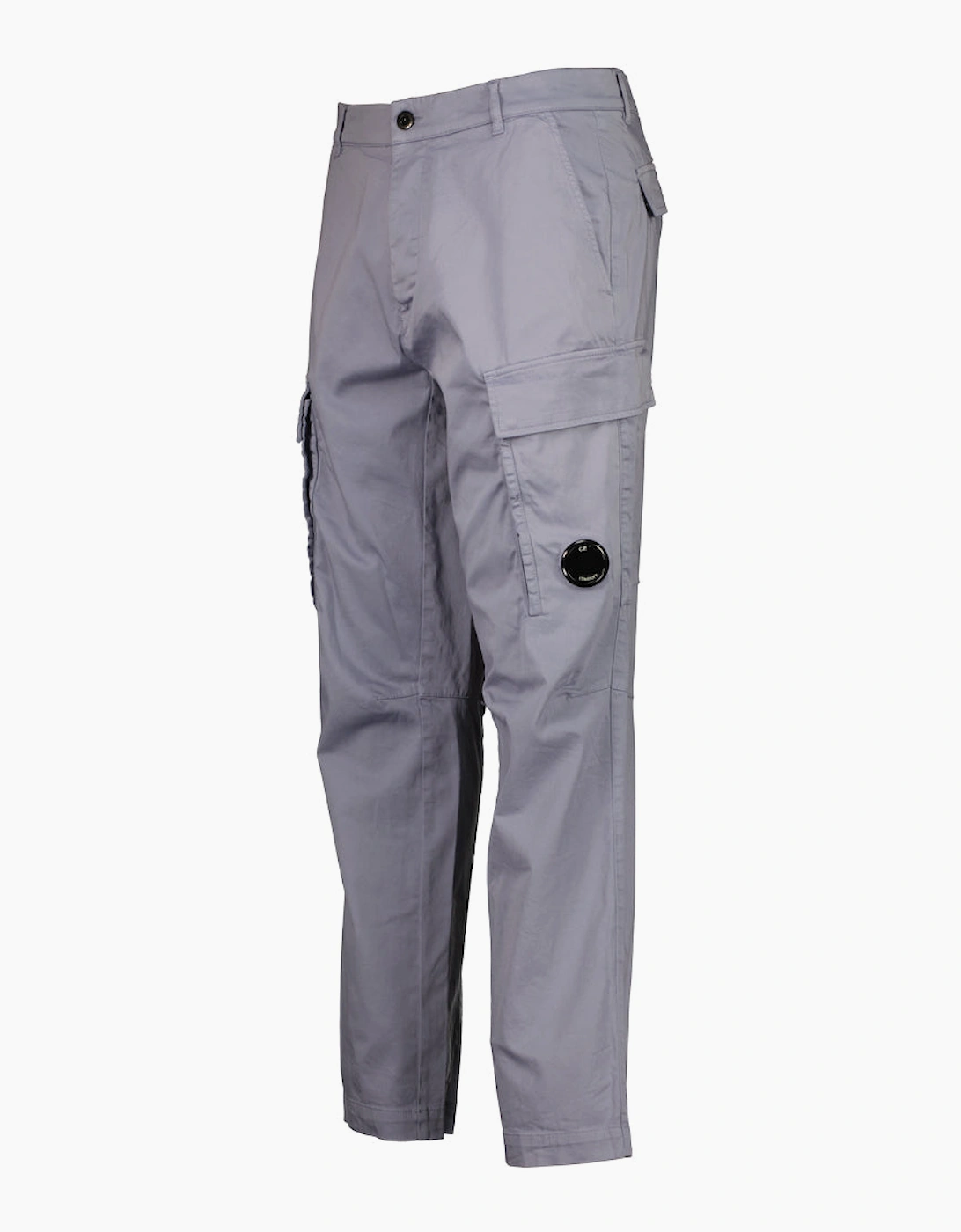 Satin Stretch Lens Cargo Pants