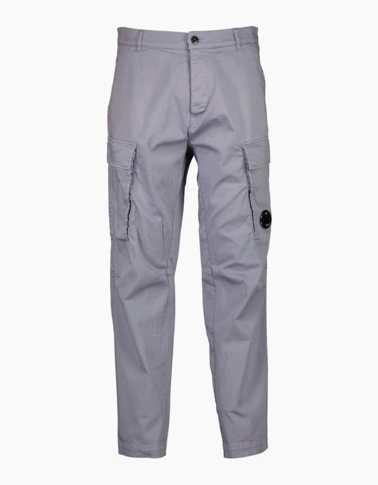Satin Stretch Lens Cargo Pants