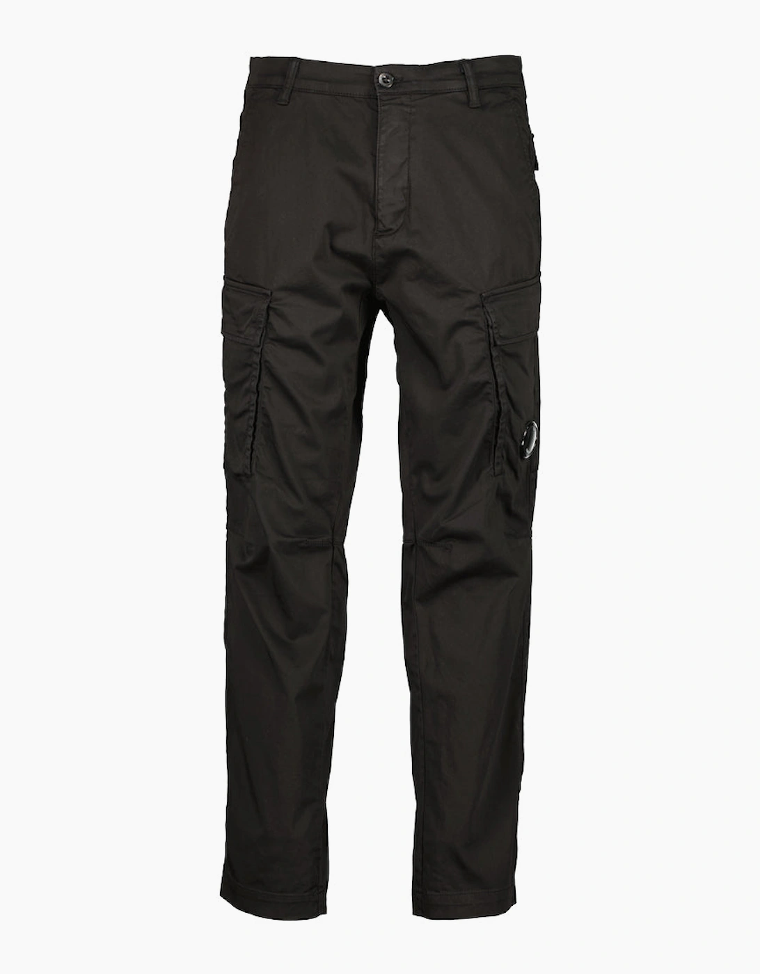 Satin Stretch Lens Cargo Pants