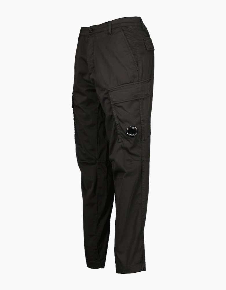 Satin Stretch Lens Cargo Pants