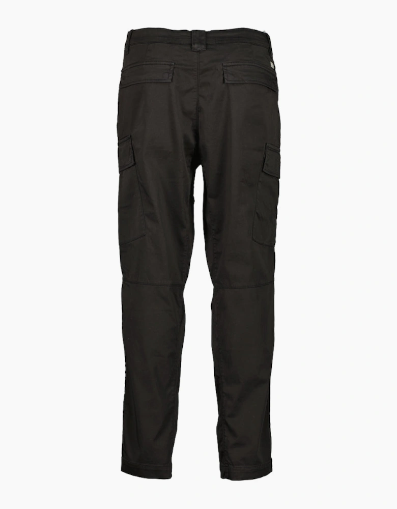 Satin Stretch Lens Cargo Pants