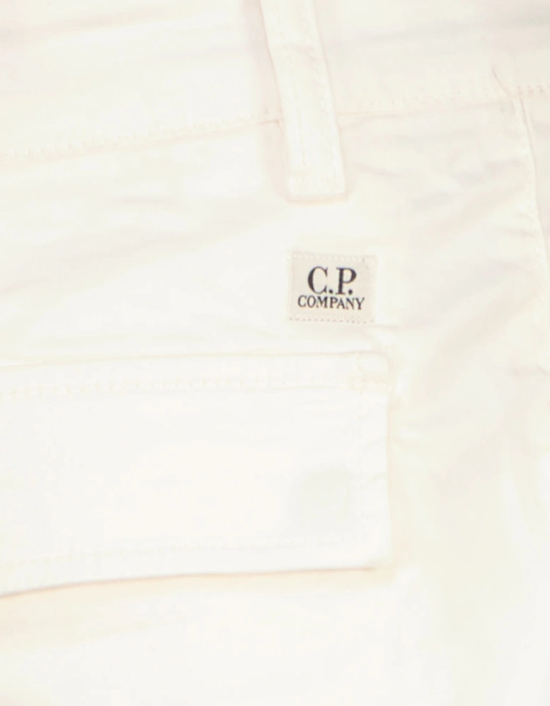 Satin Stretch Lens Cargo Pants
