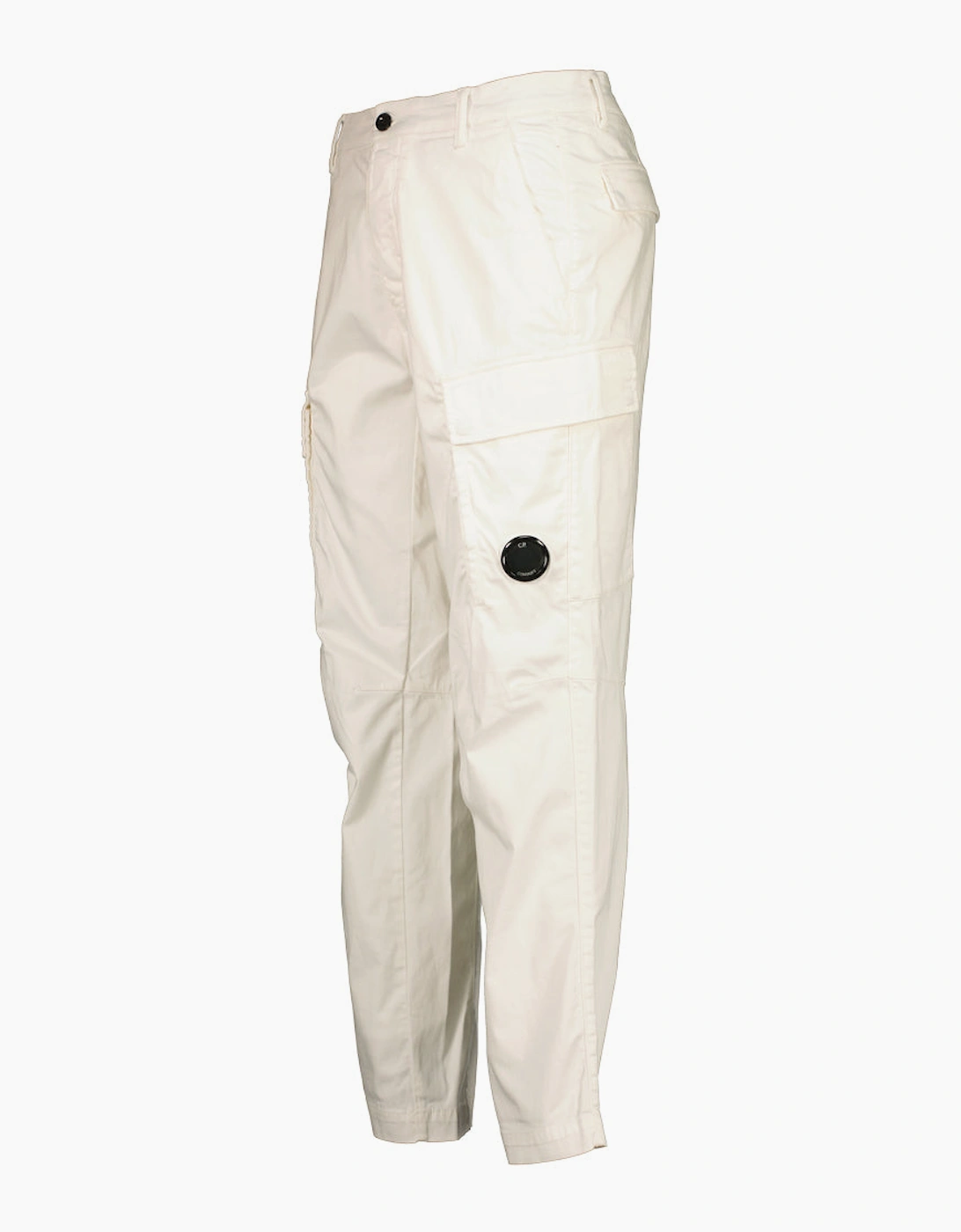 Satin Stretch Lens Cargo Pants