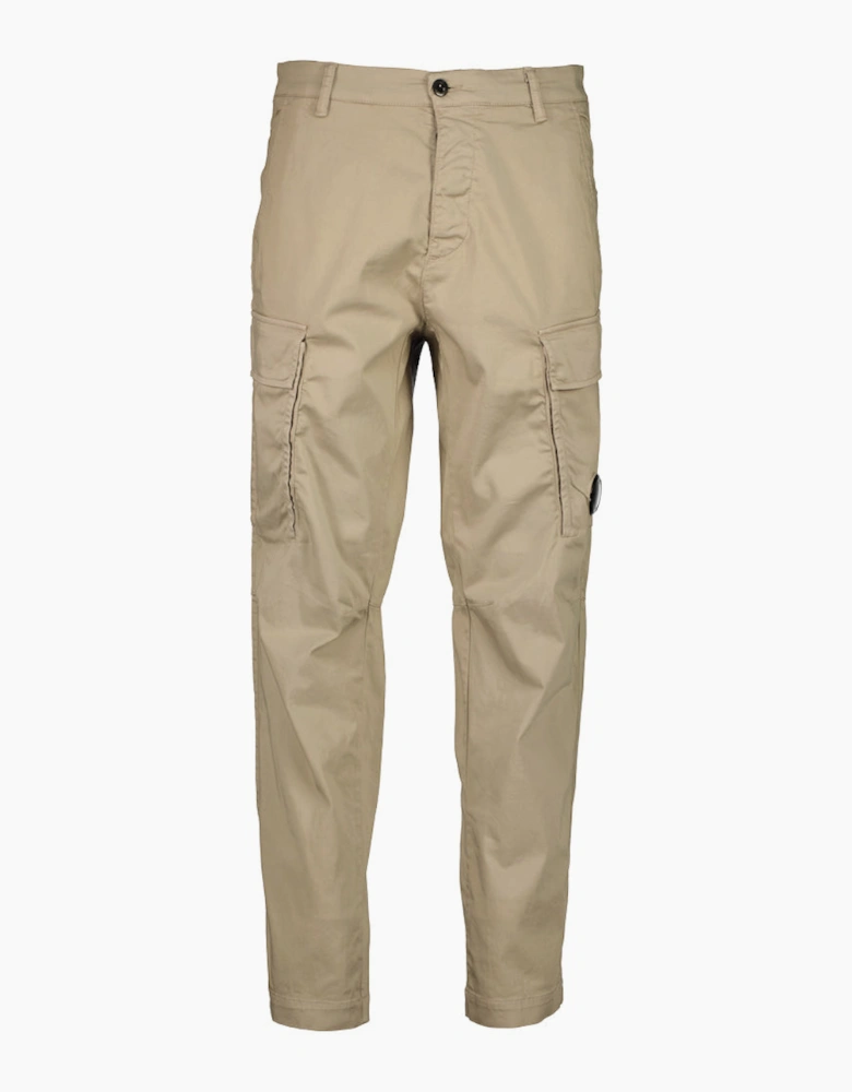 Satin Stretch Lens Cargo Pants