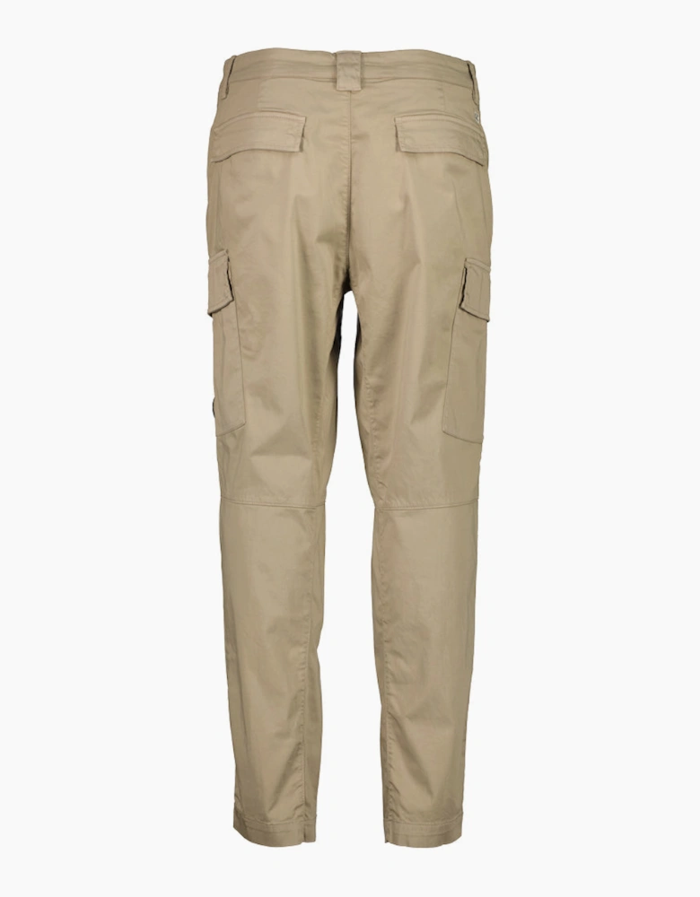 Satin Stretch Lens Cargo Pants