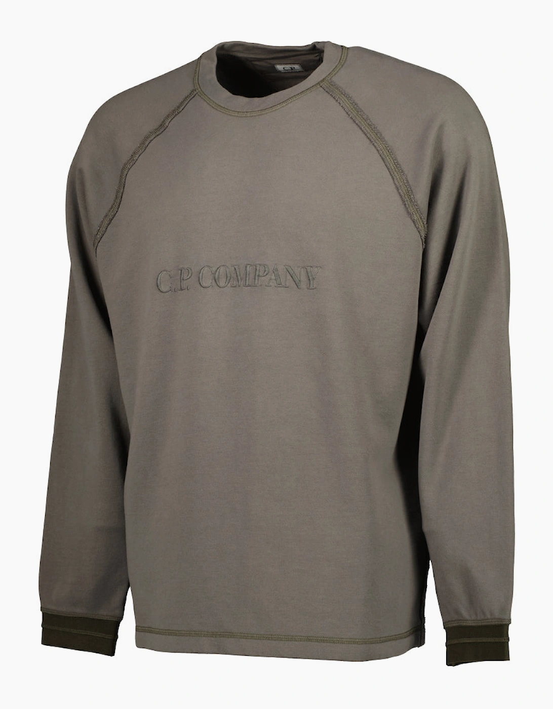 Diagonal Fleece Logo Sweatshirt