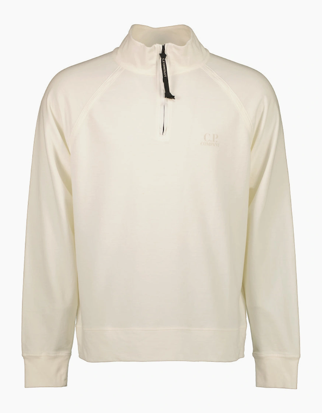 Light Fleece Quarter Zip Logo Sweat