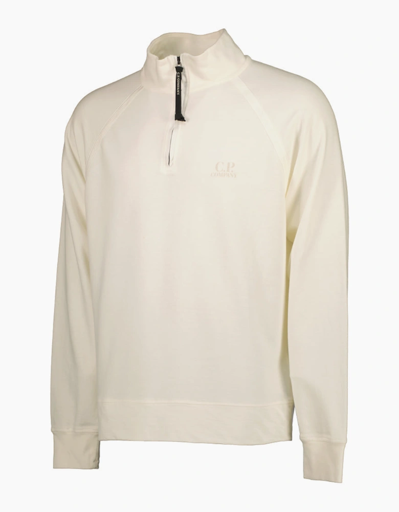 Light Fleece Quarter Zip Logo Sweat