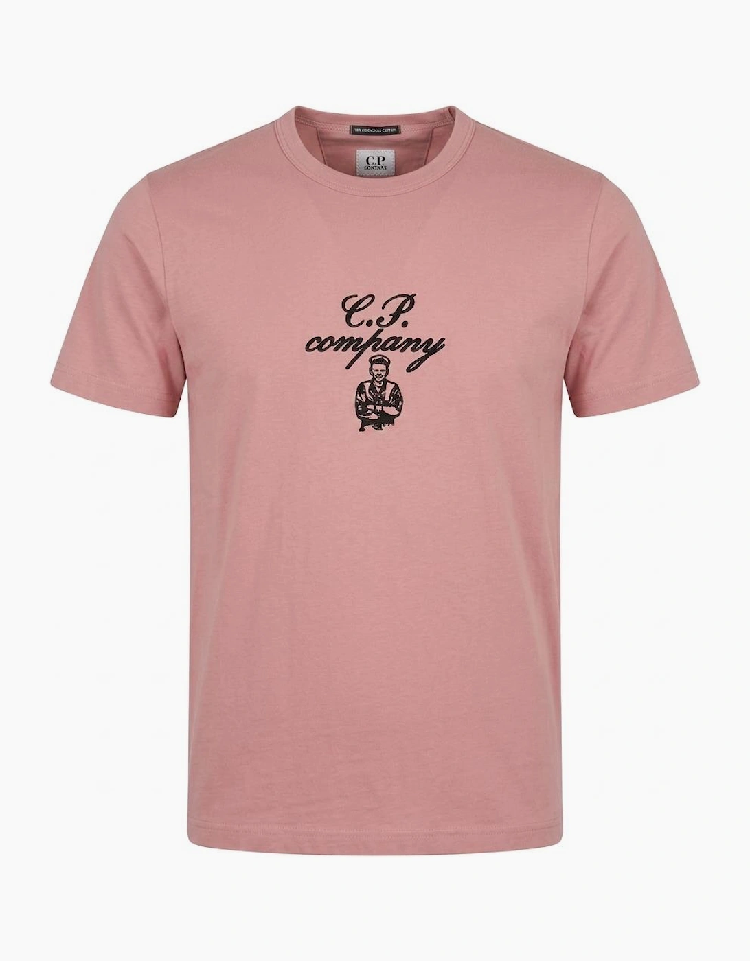 Calligraphic Embroidered Logo T-Shirt