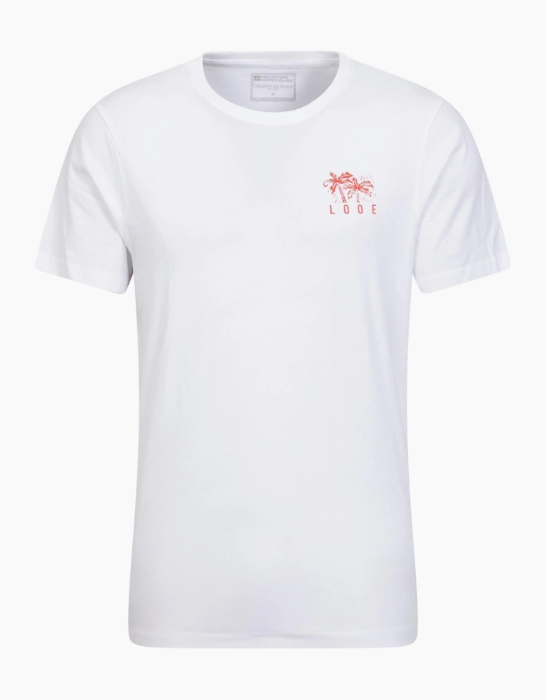 Mountain Warehouse Mens Looe Printed Organic T-Shirt