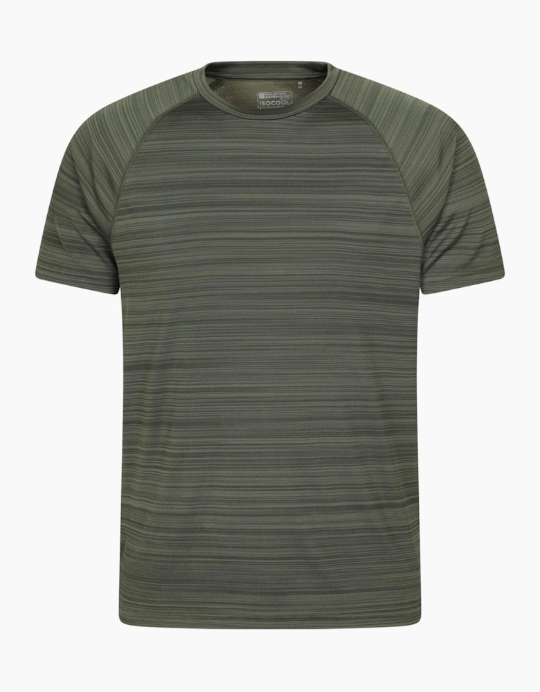 Mountain Warehouse Unisex Adult Stripe IsoCool T-Shirt