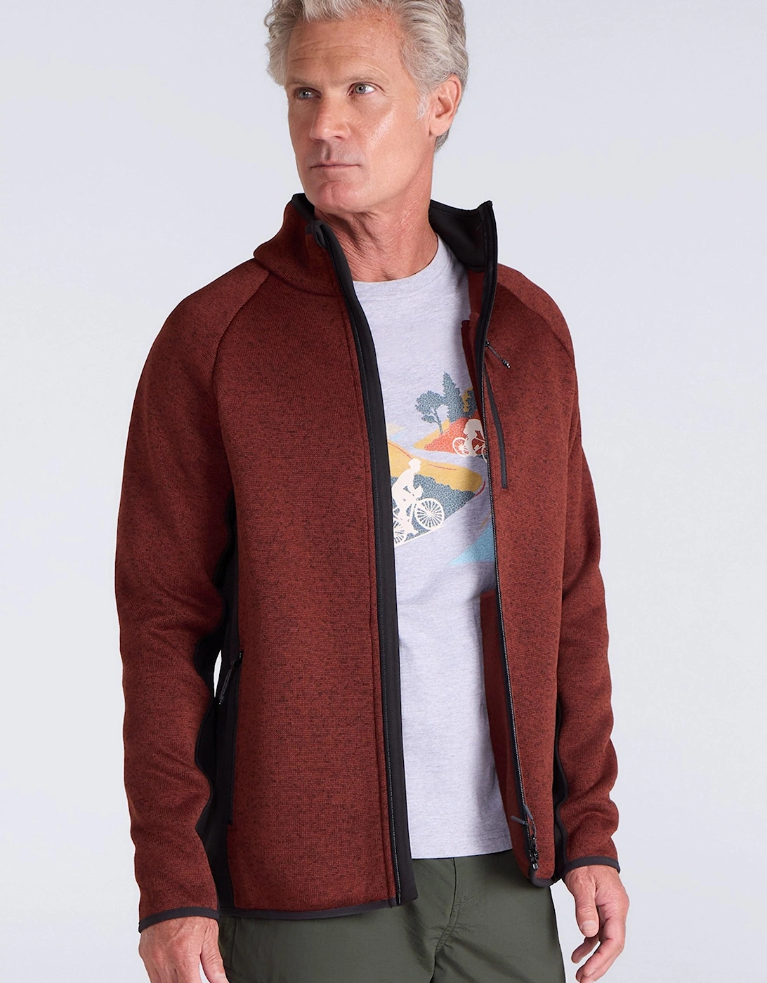 Mountain Warehouse Mens Treston Full Zip Fleece Jacket, 5 of 4