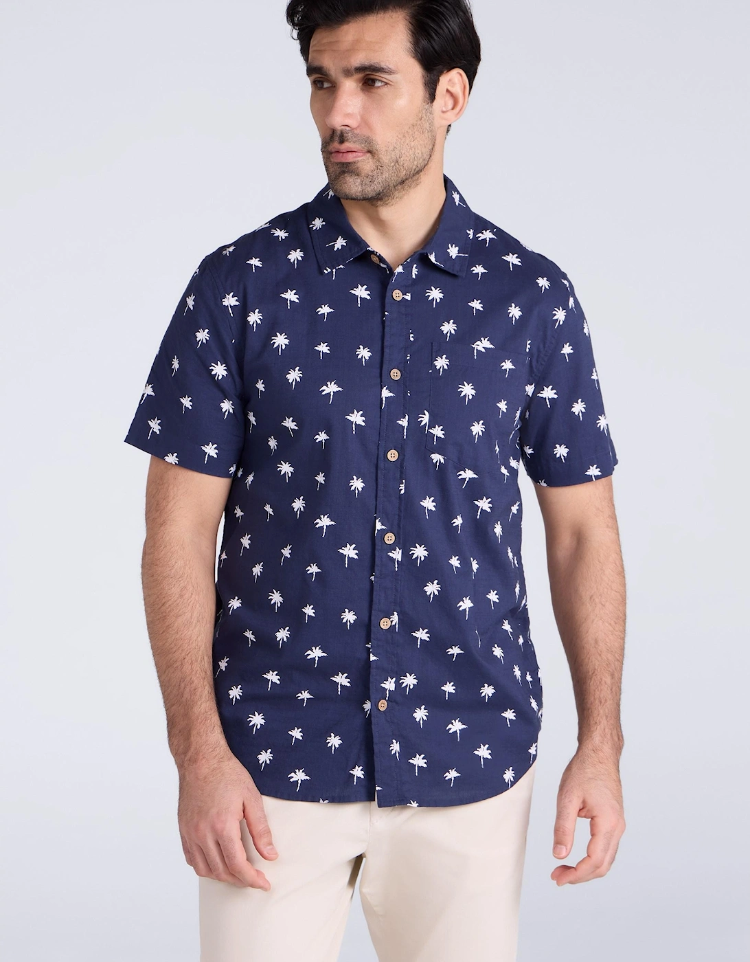 Mountain Warehouse Mens Preston Illustration Shirt