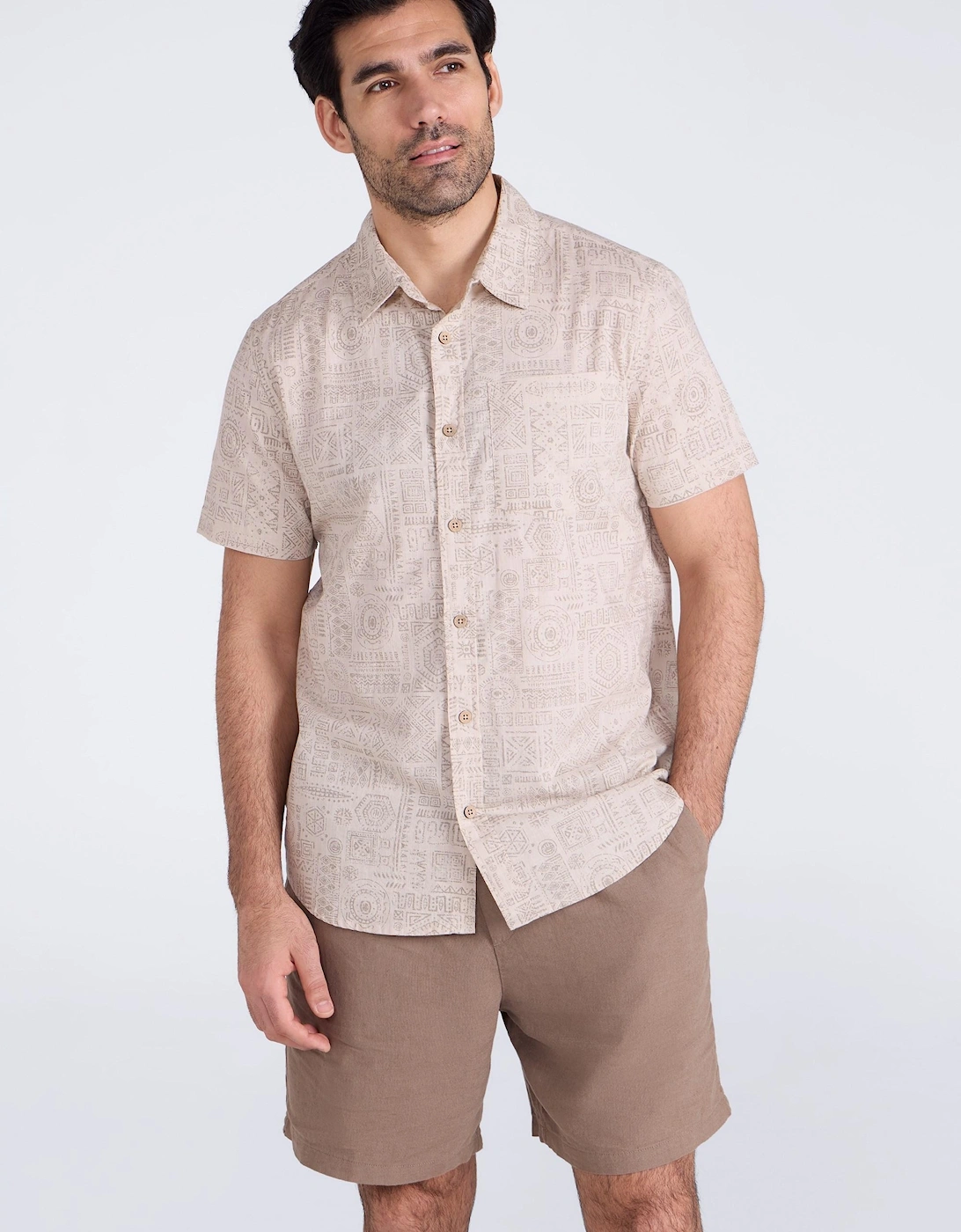 Mountain Warehouse Mens Preston Illustration Shirt