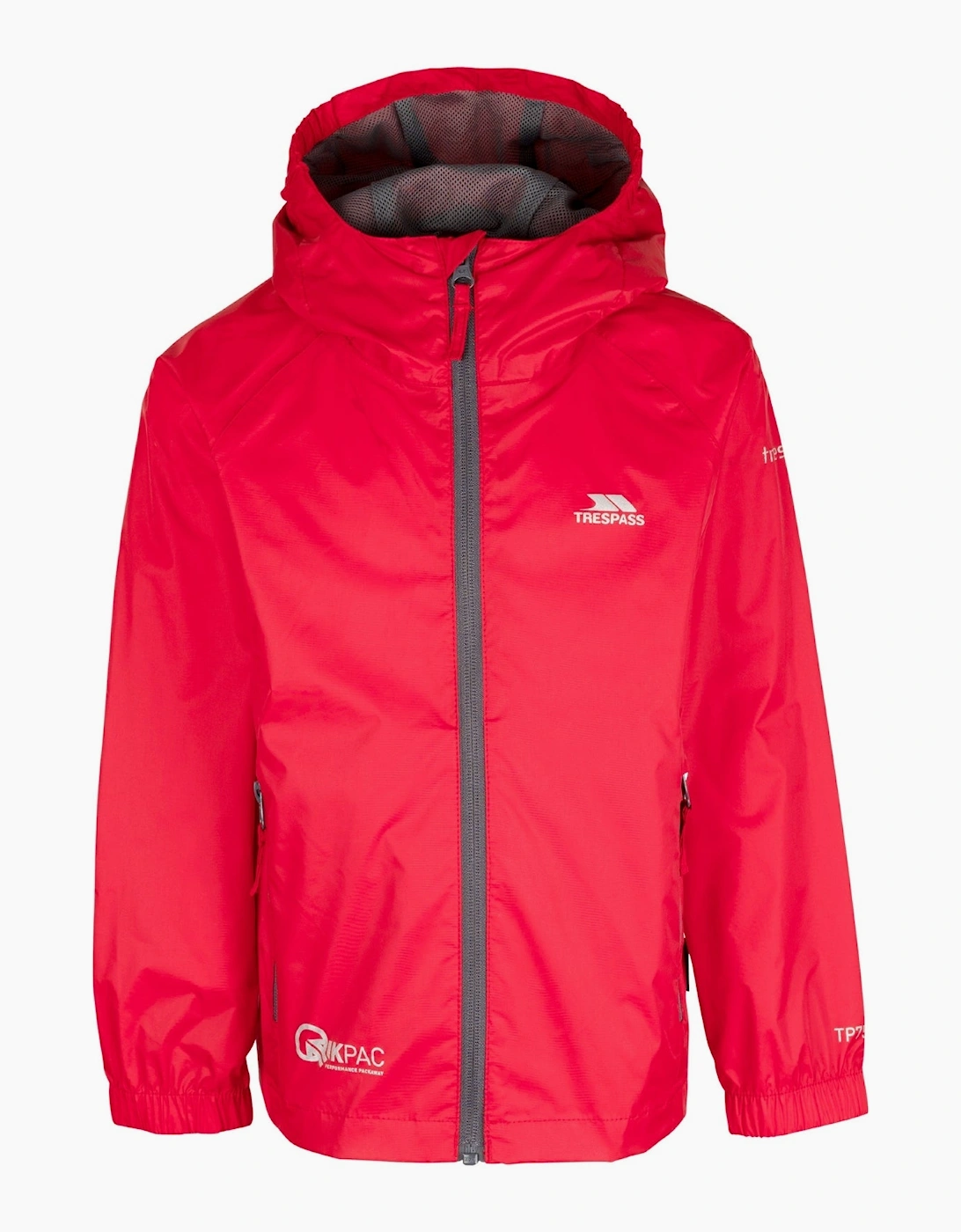 Trespass Kids Qikpac Waterproof Packaway Jacket, 2 of 1