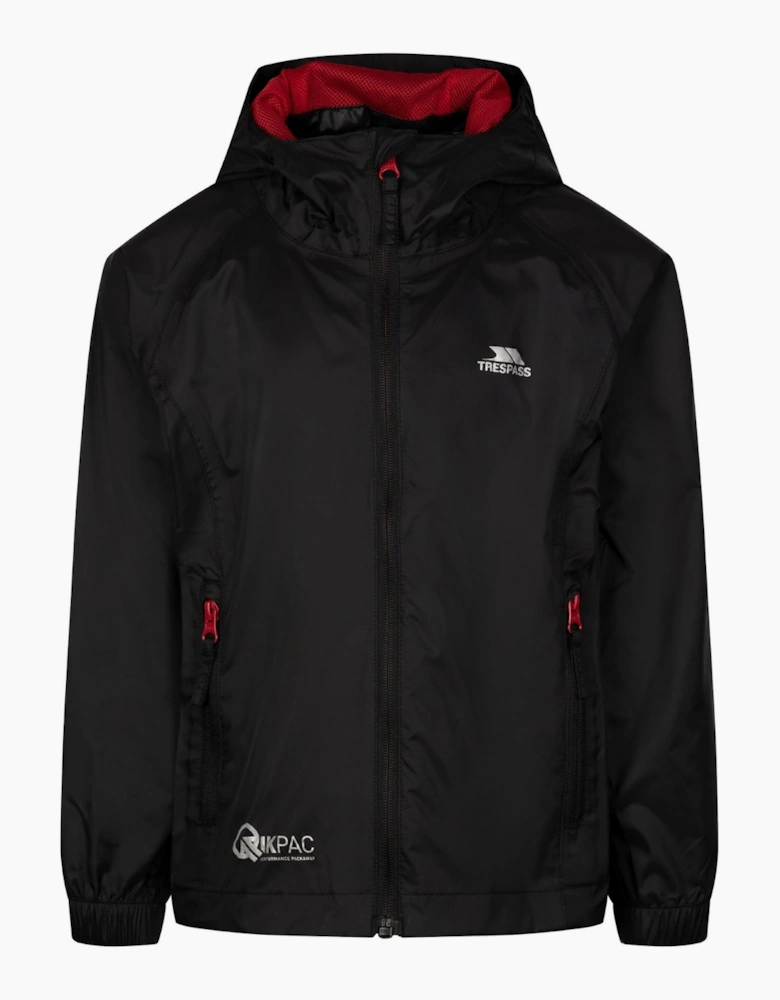 Trespass Kids Qikpac Waterproof Packaway Jacket