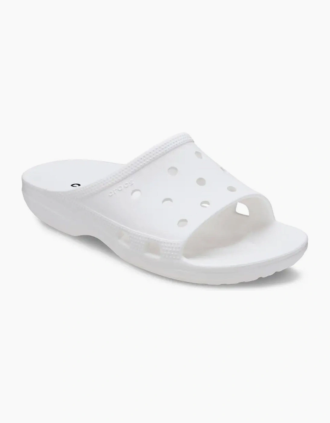 Crocs Women's White Saturday Slide Sandals - Size: 8