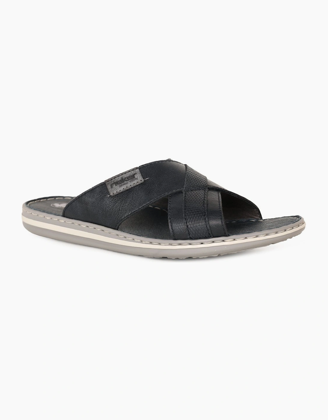 Rieker Men's Black Shorline Sandals - Size: 7.5