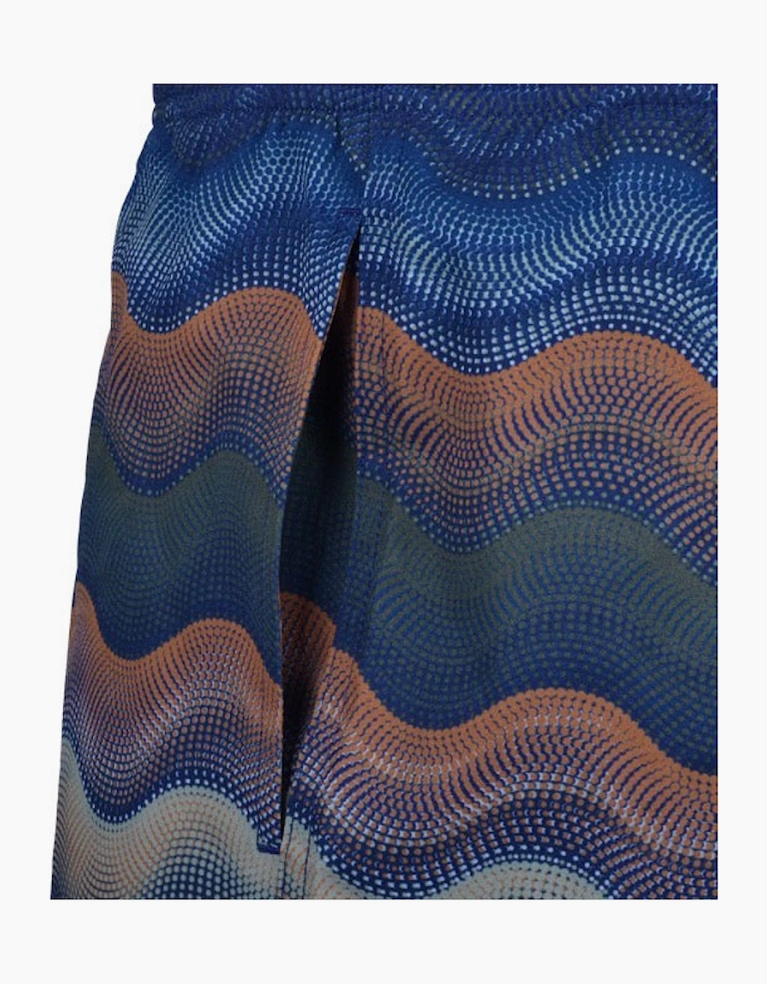 Boys Navy Sand Wave Swim Shorts
