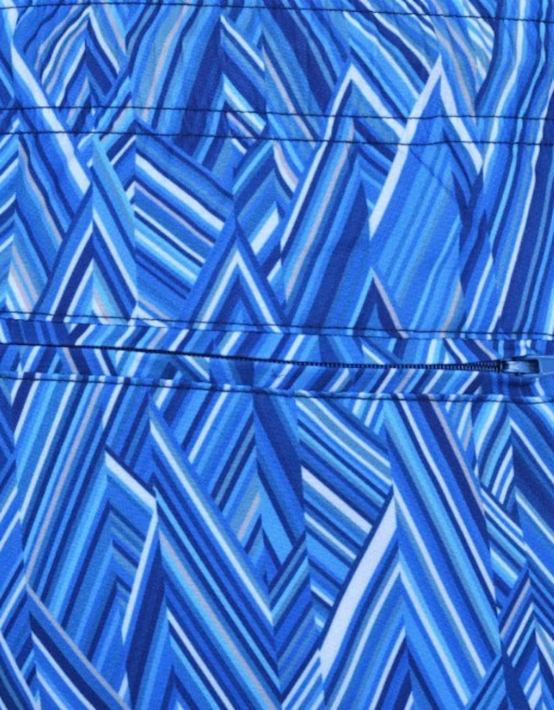 Boys Blue Zig Zag Swim Shorts