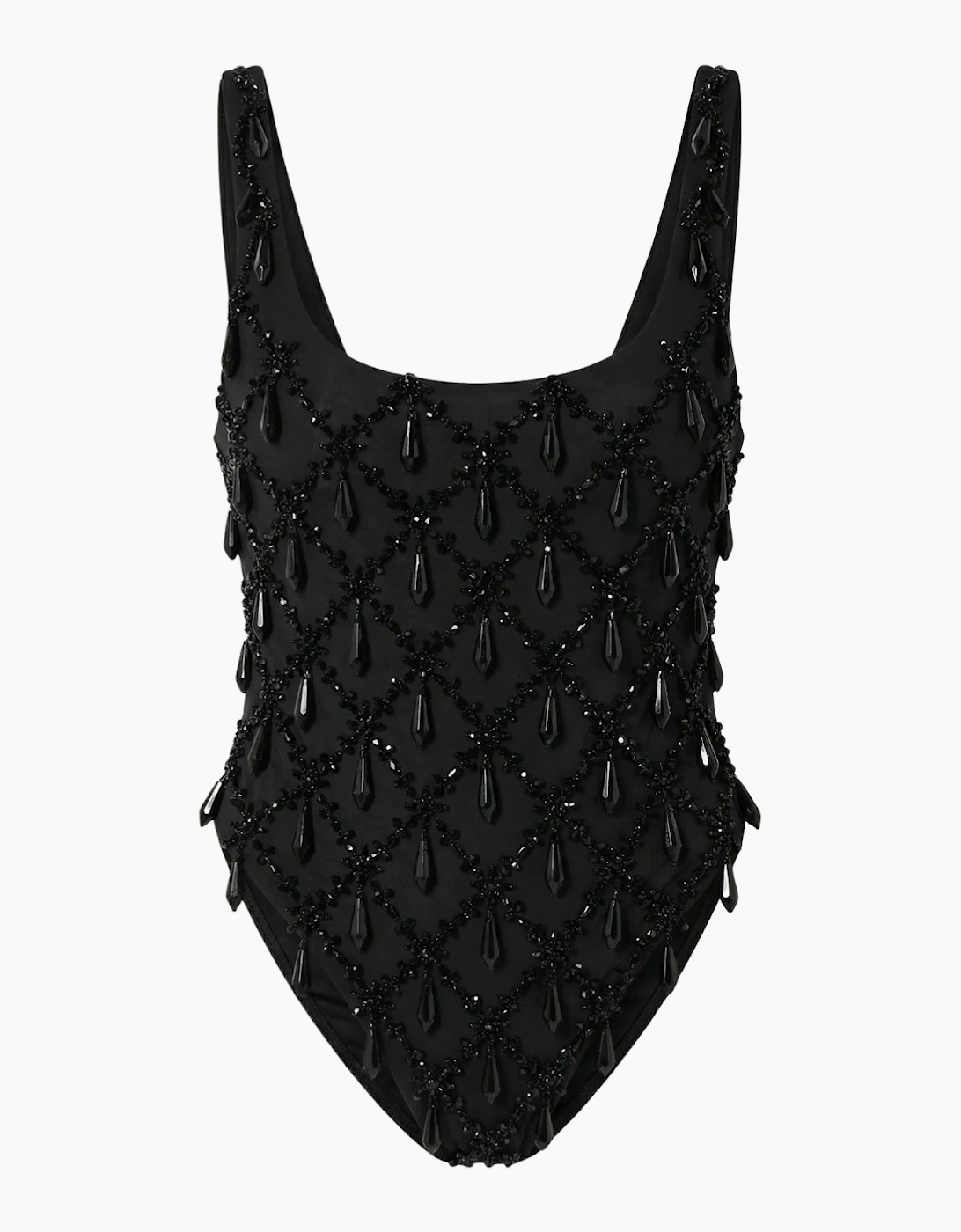 Calliope Crystal One Piece Swimsuit Black
