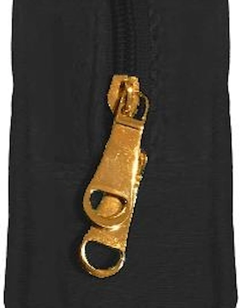Carmensita Black Hand embroidered Makeup bag Christina Milian Stock