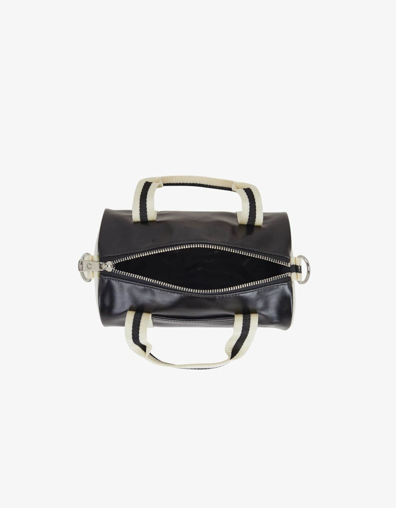 Fred Perry Classic Mini Barrel Bag - Black/Ecru D57