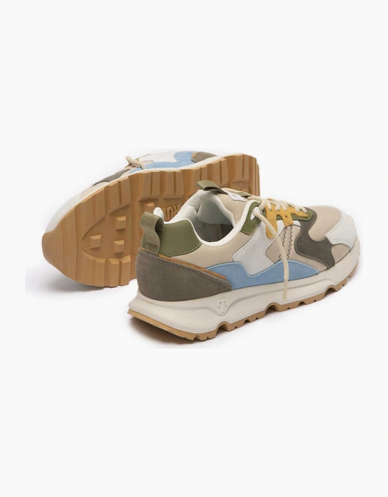 Song 23 Sneaker - Cream / Beige / Blue