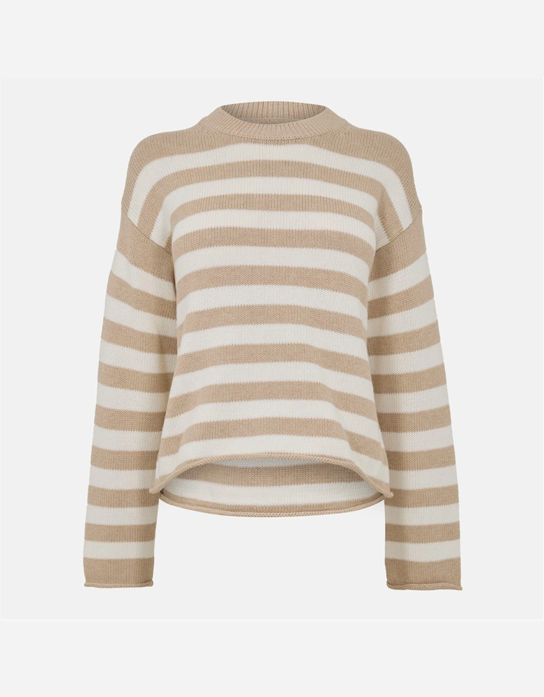 Regular Fit Drop Shoulder Long Sleeve Sweater