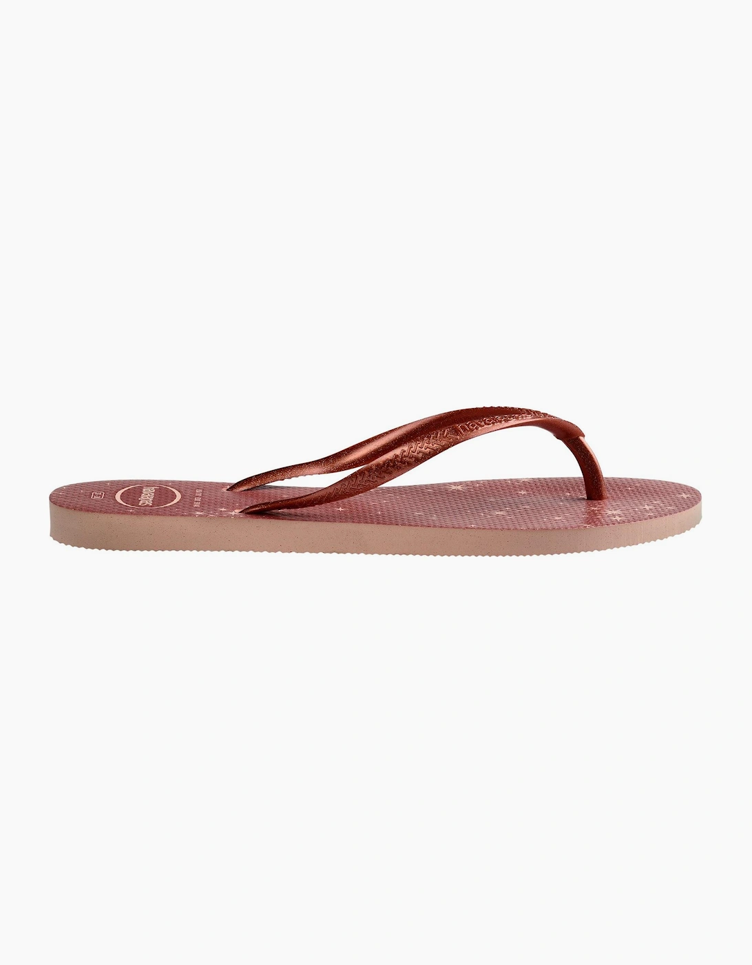 Star Patterned Thong Toe Flip Flops