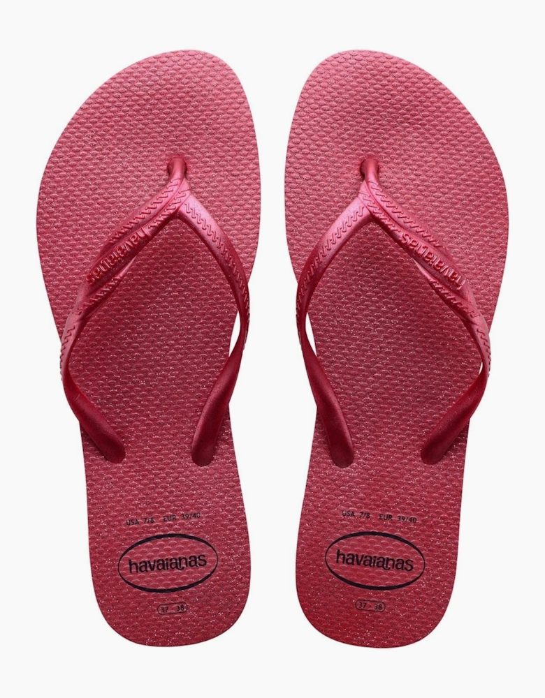 Womens Hav. Fantasia Gloss Pink Paradise 4 Flip Flops