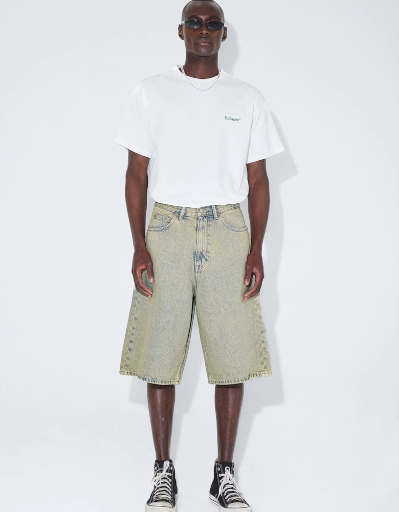 Omar Denim Shorts - Stream Light Sand