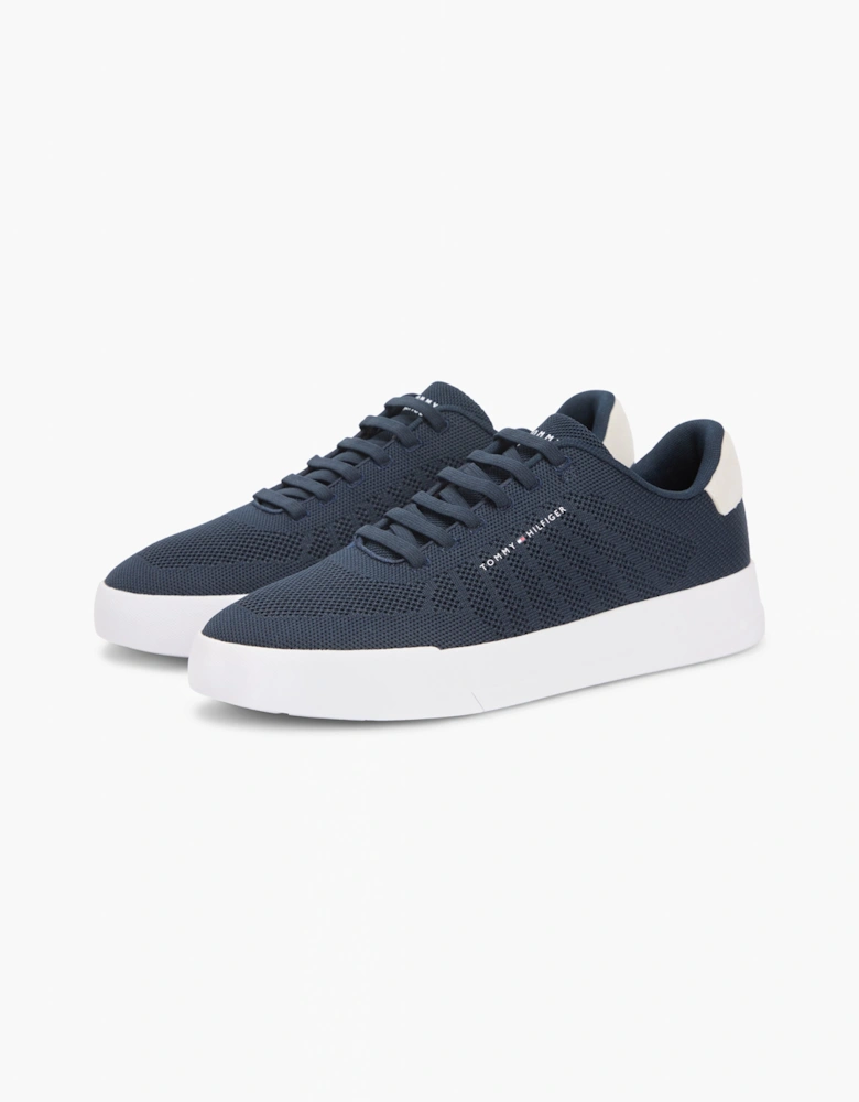 Tommy Hilfiger TH Court Knit Mens Trainers - Desert Sky