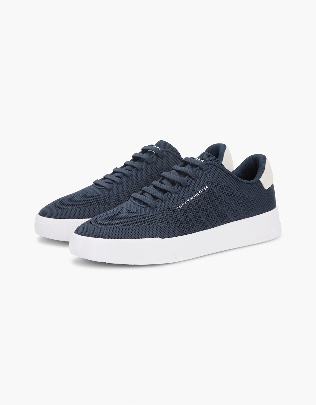 Tommy Hilfiger TH Court Knit Mens Trainers - Desert Sky