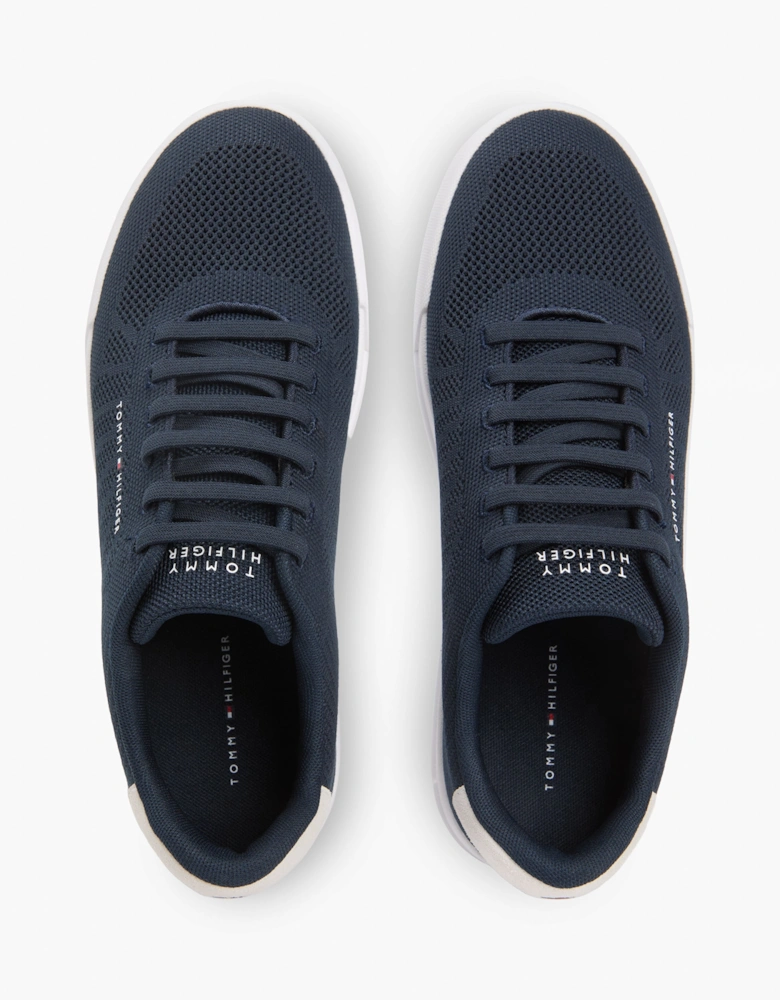 Tommy Hilfiger TH Court Knit Mens Trainers - Desert Sky