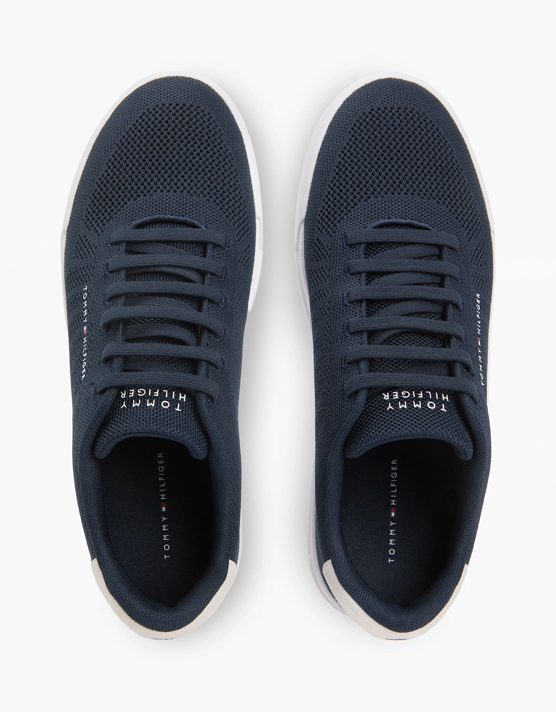 Tommy Hilfiger TH Court Knit Mens Trainers - Desert Sky