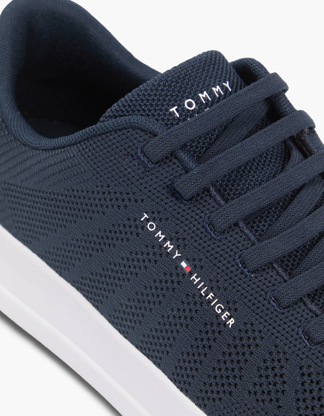 Tommy Hilfiger TH Court Knit Mens Trainers - Desert Sky