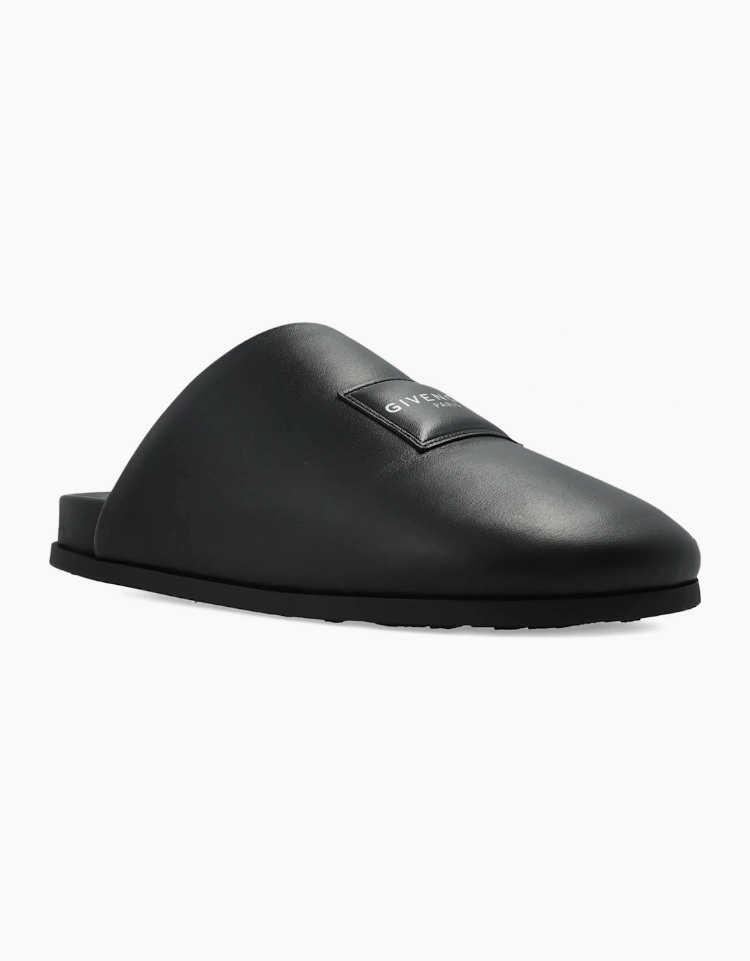 Leather Mules Black