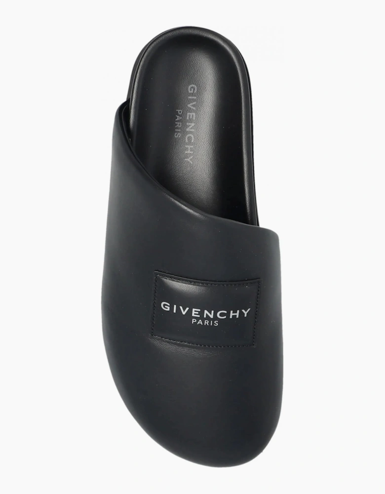 Leather Mules Black