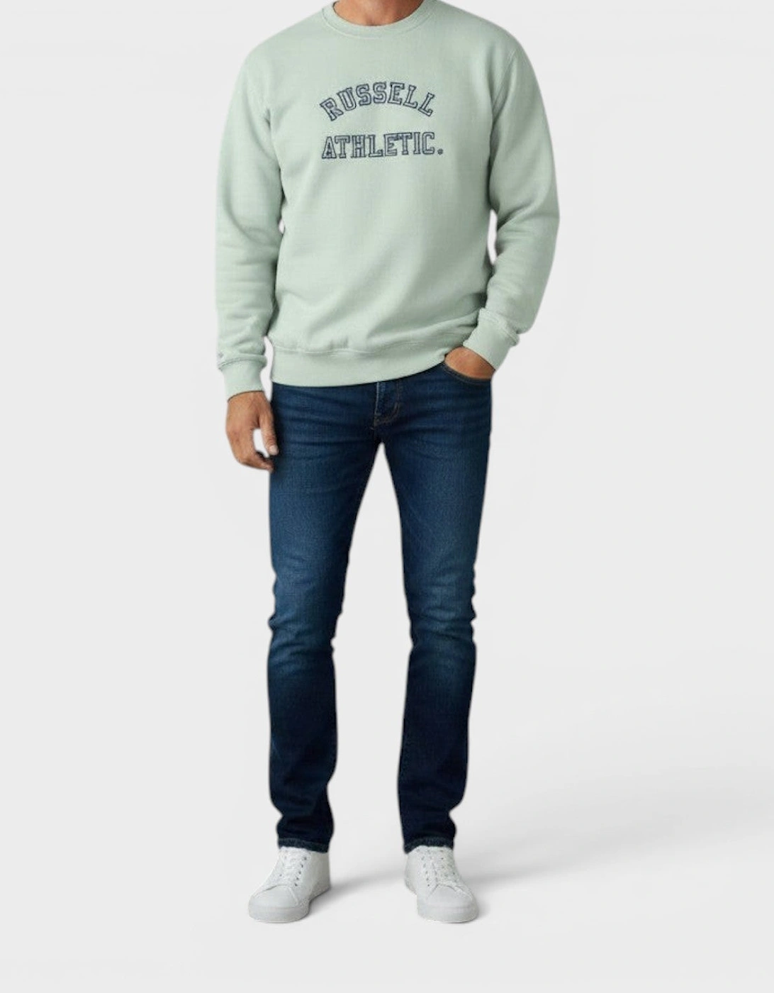 Crew Logo Sweatshirt Cloud